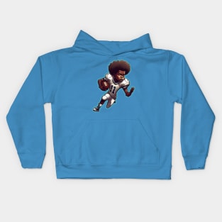 Boy play rugby Kids Hoodie